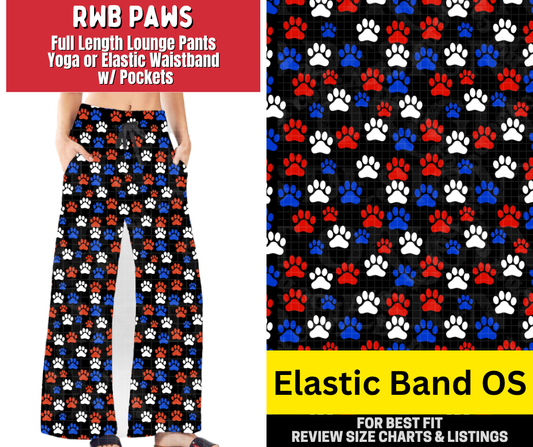 RWB Paws Full Length Lounge Pants