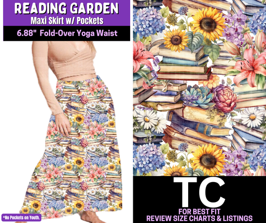 Reading Garden Maxi Skirt