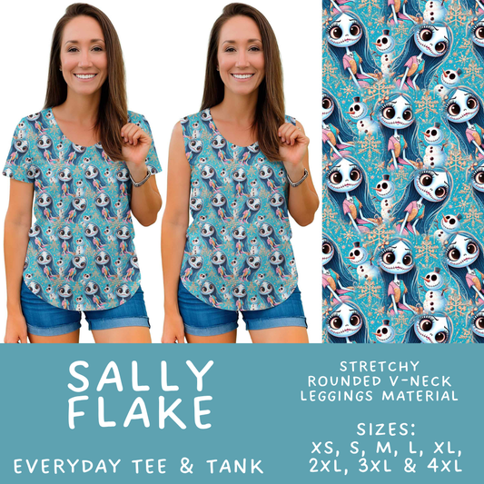 Batch #606 - Magical Character Winter - Closes 10/30 - ETA late Dec - Sally Flake Everyday Tank & Tee
