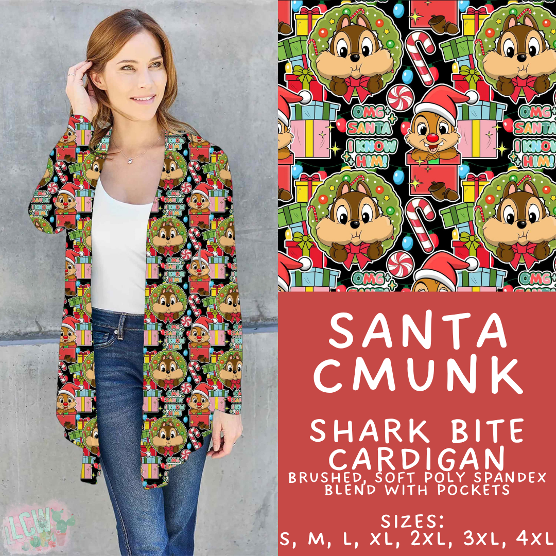 Batch #598 - Magical Character Christmas 2 - Closes 10/14 - ETA early Dec - Santa CMunk Cardigan