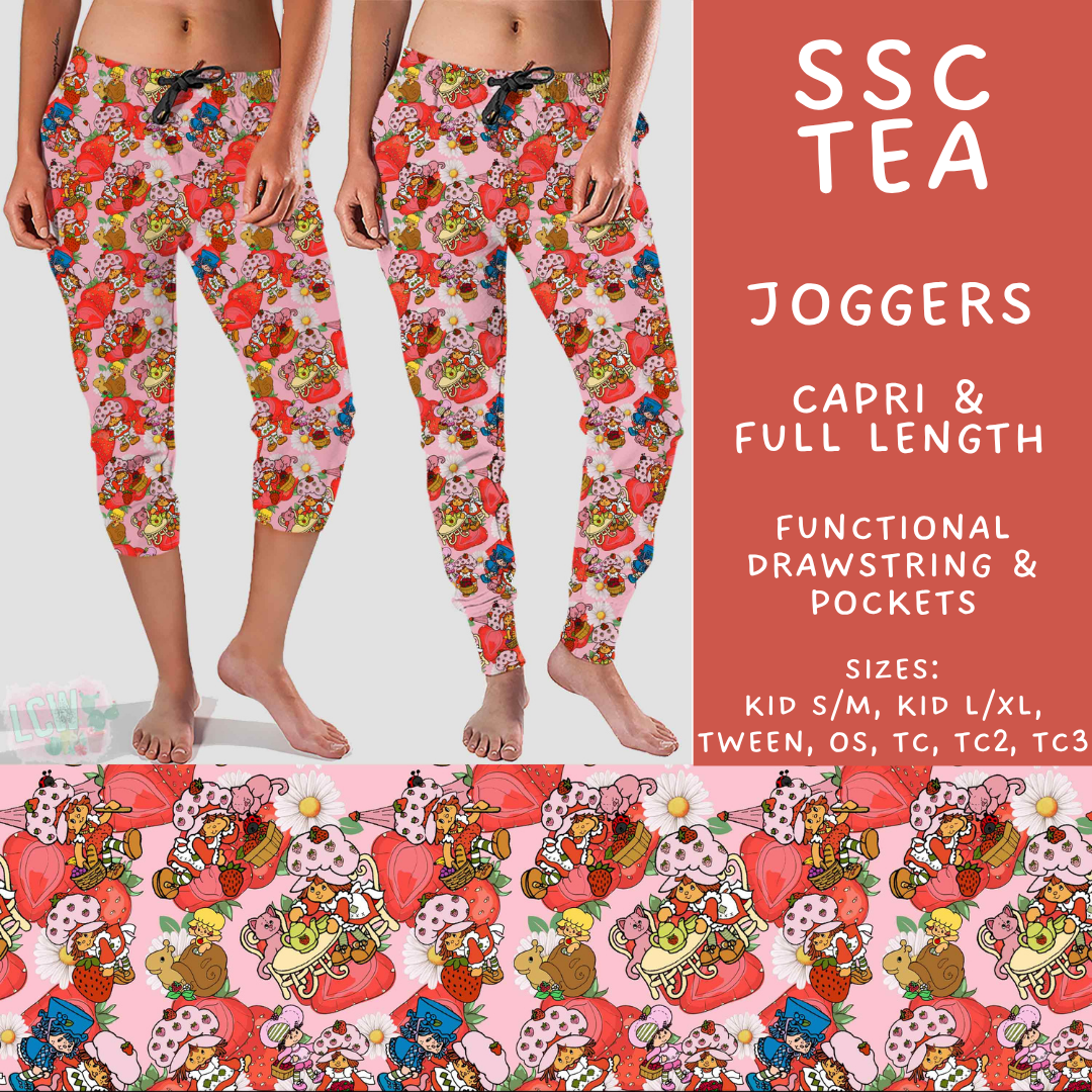 Batch #586 - Cool Characters 18 - Closes 9/16 - ETA mid Nov - SSC Tea Full and Capri Length Joggers