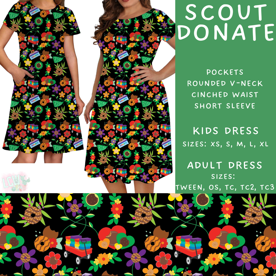 Batch #610 - Cookie Dealer 3 - Closes 11/9 - ETA early Jan - Scout Donate Women's & Girls Dresses