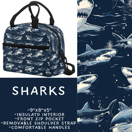 Batch #545 - Back to School 3 - Closes 6/19 - ETA early/mid August - Sharks Lunch Box