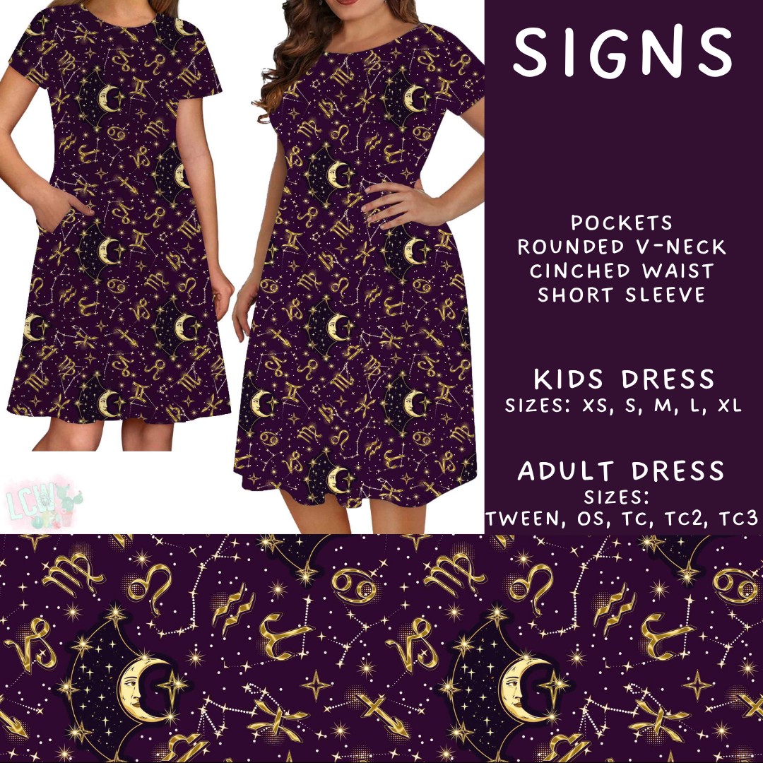 Batch #562 - Fun Run 25 - Closes 7/29 - ETA late Sept - Signs Adult & Kids Dresses