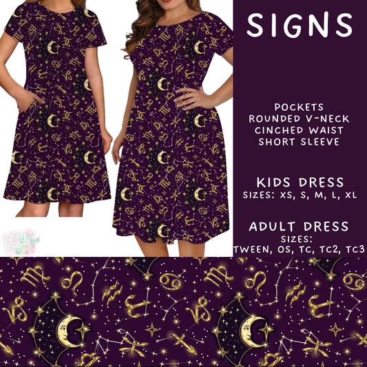 Batch #562 - Fun Run 25 - Closes 7/29 - ETA late Sept - Signs Adult & Kids Dresses