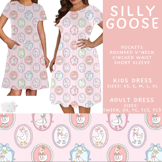 Batch #562 - Fun Run 25 - Closes 7/29 - ETA late Sept - Silly Goose Adult & Kids Dresses