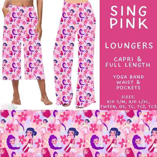Batch #601 - Cool Characters 19 - Closes 10/21 - ETA mid Dec - Sing Pink Capri and Full Length Loungers