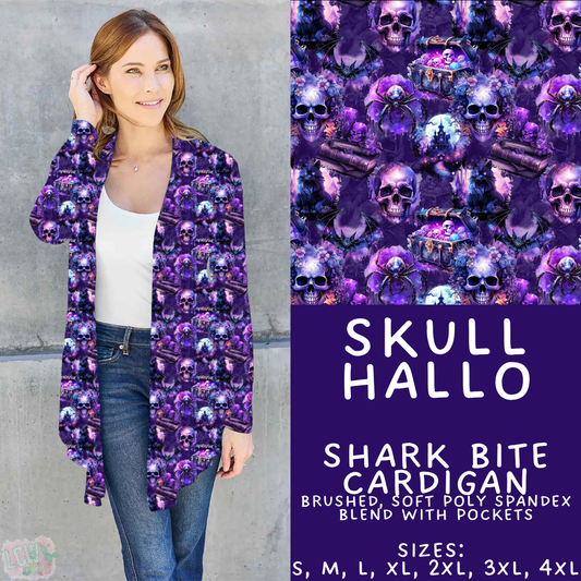 Batch #556 - Halloween 3 - Closes 7/15 - ETA mid Sept - Skull Hallo Cardigan