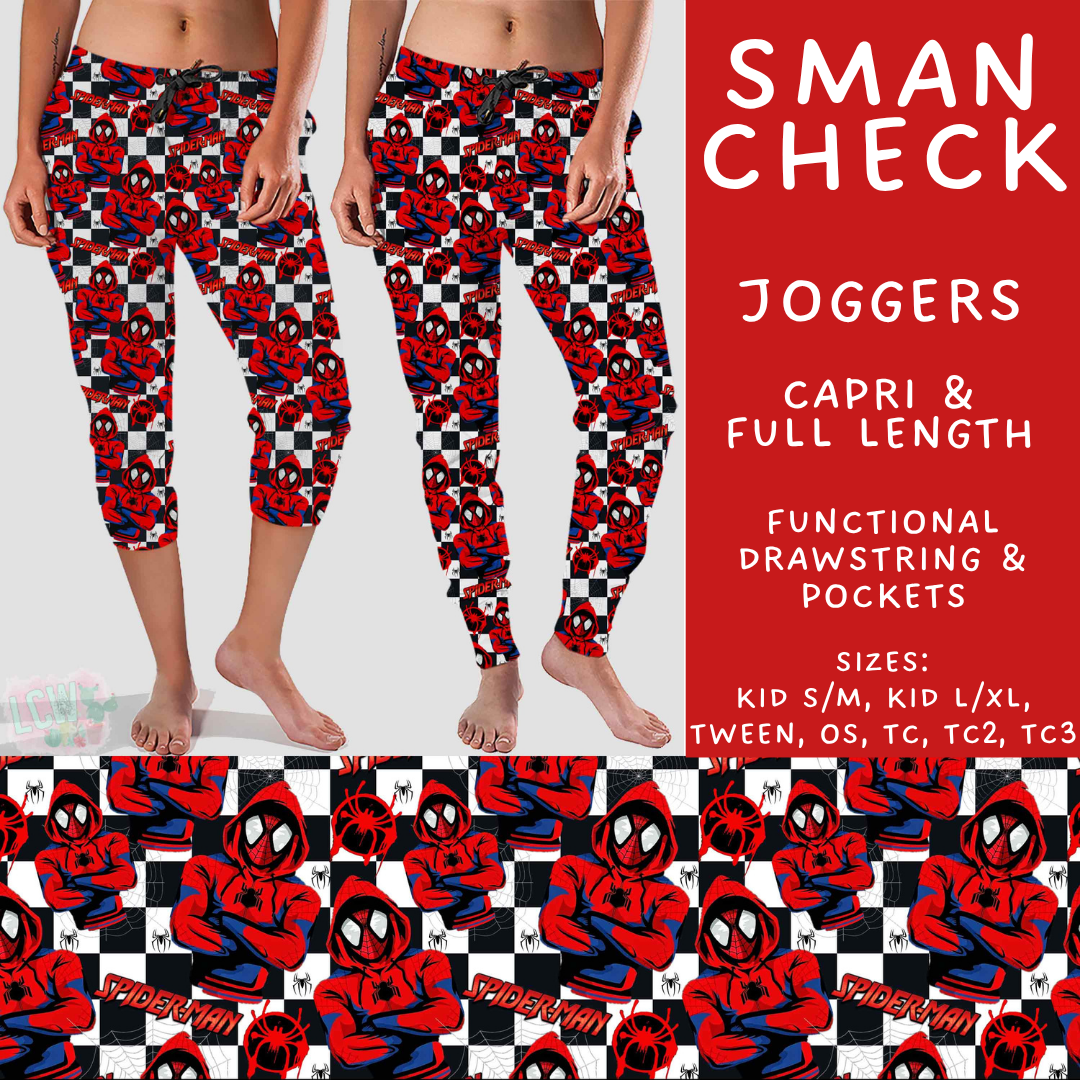 Batch #603 - September Request Run - Closes 10/26 - ETA mid/late Dec - SMan Check Full and Capri Length Joggers
