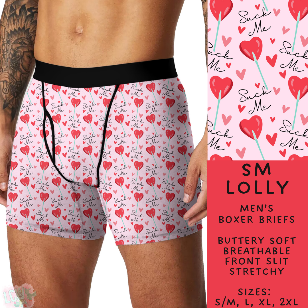Batch #612 - Valentine's Matching Underwear - Closes 11/11 - ETA mid Jan - SM Lolly Men's Boxer Briefs