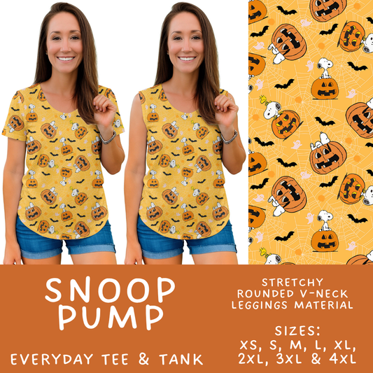 Batch #568 - Halloween Spooky Sets 3 - Closes 8/12 - ETA early October - Snoop Pump Everyday Tank & Tee