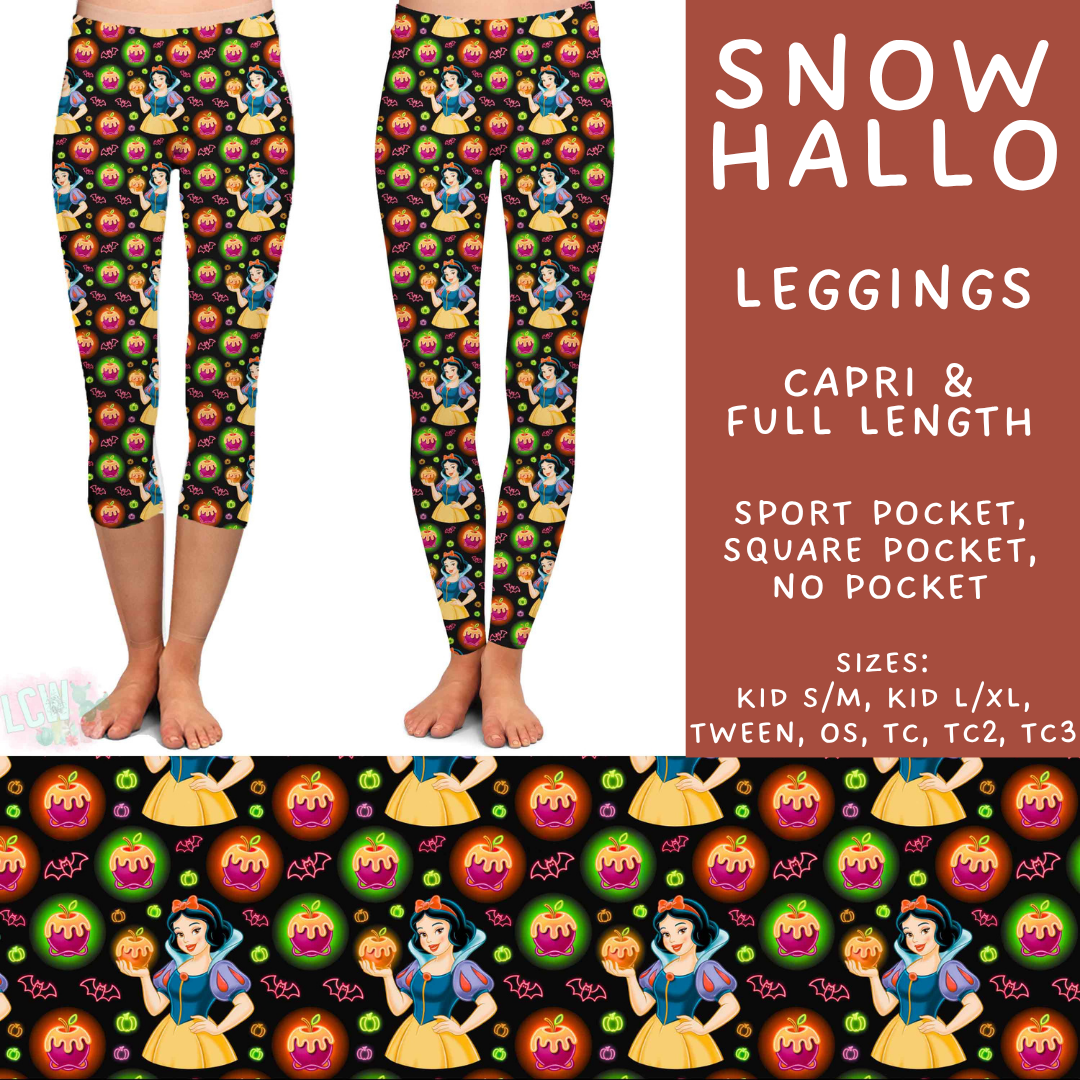 Batch #569 - Princess Halloween - Closes 8/14 - ETA early/mid Oct - Snow Hallo Full and Capri Length Leggings