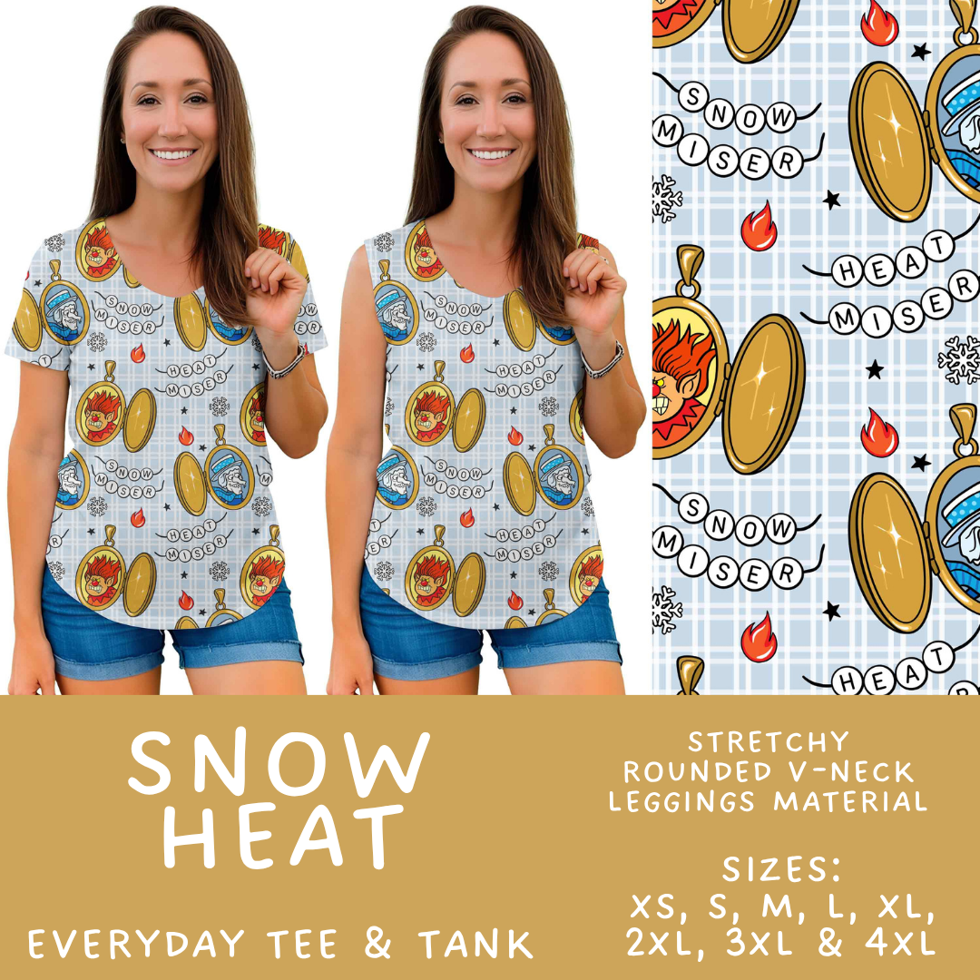 Batch #589 - August Request Run - Closes 9/23 - ETA mid/late Nov - Snow Heat Everyday Tank & Tee
