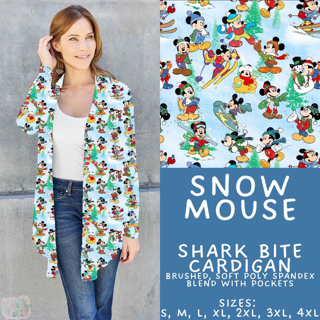 Batch #606 - Magical Character Winter - Closes 10/30 - ETA late Dec - Snow Mouse Cardigan