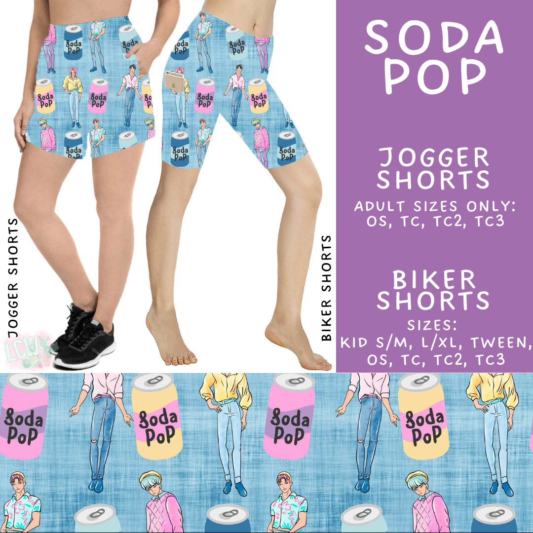 Batch #534 - April Request Run - Closes 5/25 - ETA late July - Soda Pop Biker & Jogger Shorts