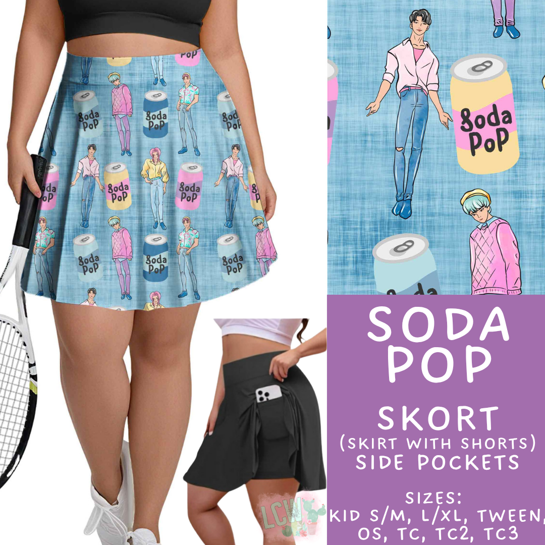 Batch #534 - April Request Run - Closes 5/25 - ETA late July - Soda Pop Skort