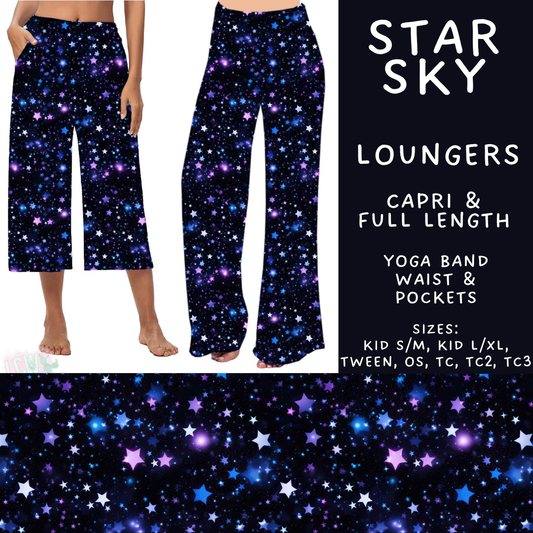 Batch #592 - Fun Run 27 - Closes 9/30 - ETA late Nov - Star Sky Capri and Full Length Loungers