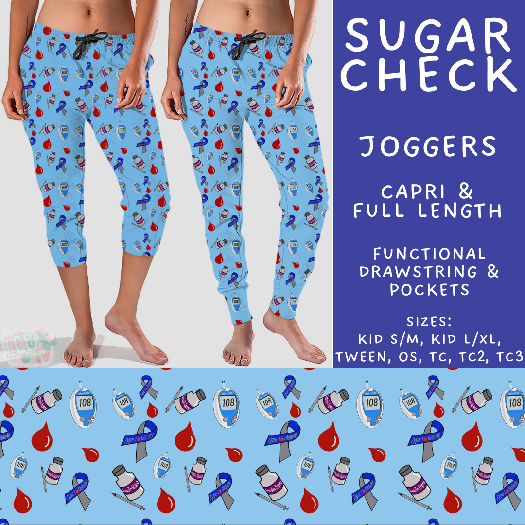 Batch #534 - April Request Run - Closes 5/25 - ETA late July - Sugar Check Full and Capri Length Joggers