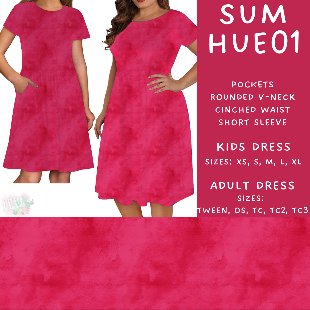 Batch #537 - Summer Hues - Closes 6/1 - ETA early Auguste - Sum Hues01 Adult & Kids Dresses