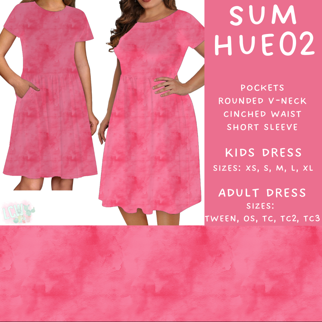 Batch #537 - Summer Hues - Closes 6/1 - ETA early Auguste - Sum Hues02 Adult & Kids Dresses
