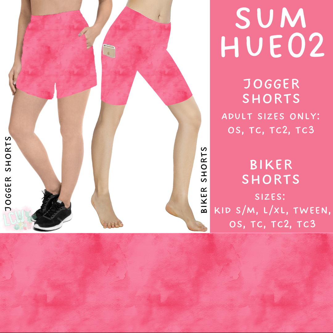 Batch #537 - Summer Hues - Closes 6/1 - ETA early Auguste - Sum Hues02 Biker & Jogger Shorts