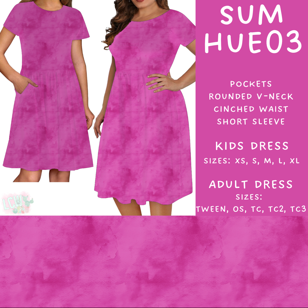 Batch #537 - Summer Hues - Closes 6/1 - ETA early Auguste - Sum Hues03 Adult & Kids Dresses
