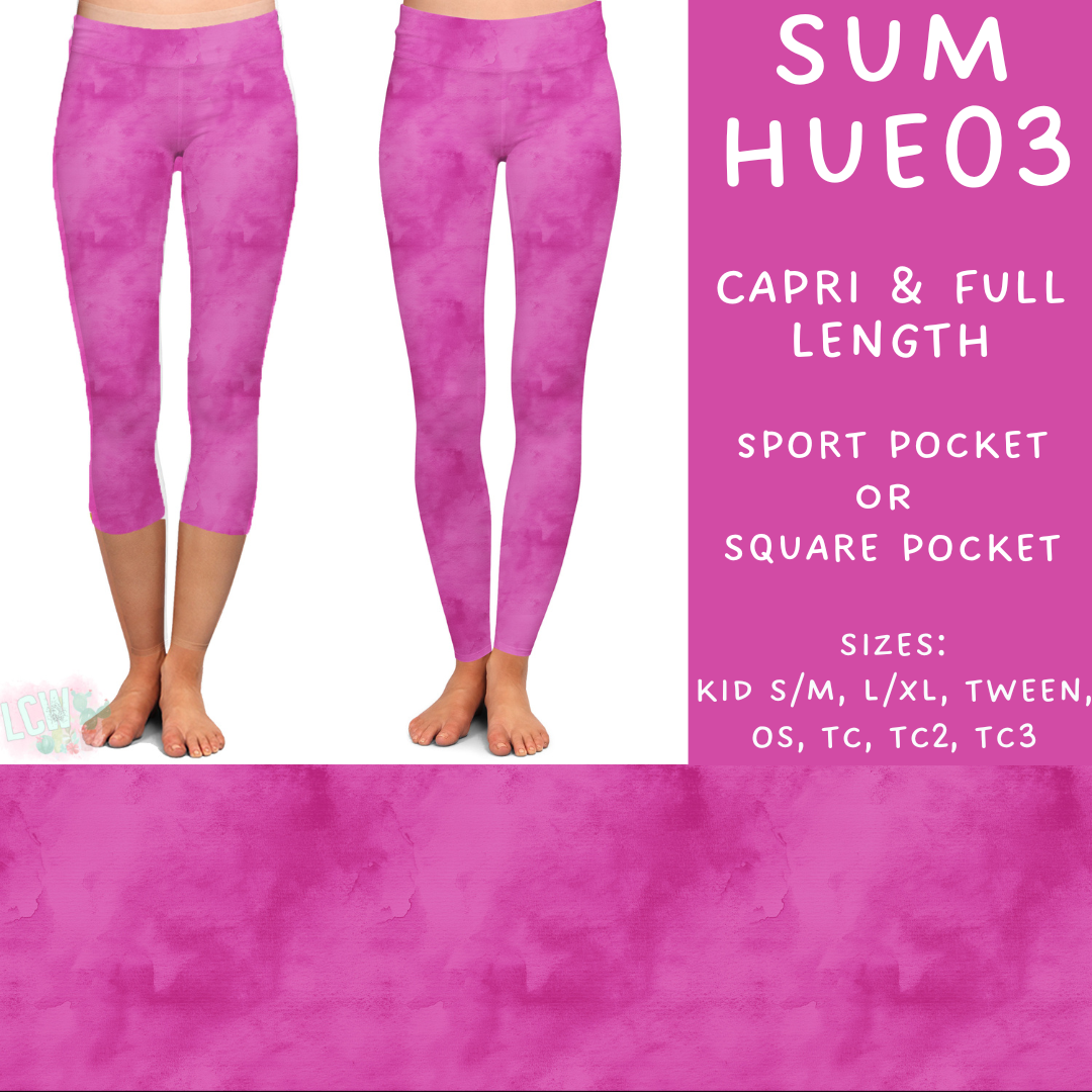 Batch #537 - Summer Hues - Closes 6/1 - ETA early Auguste - Sum Hues03 Full and Capri Length Leggings