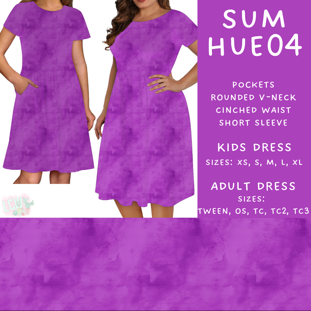 Batch #537 - Summer Hues - Closes 6/1 - ETA early Auguste - Sum Hues04 Adult & Kids Dresses