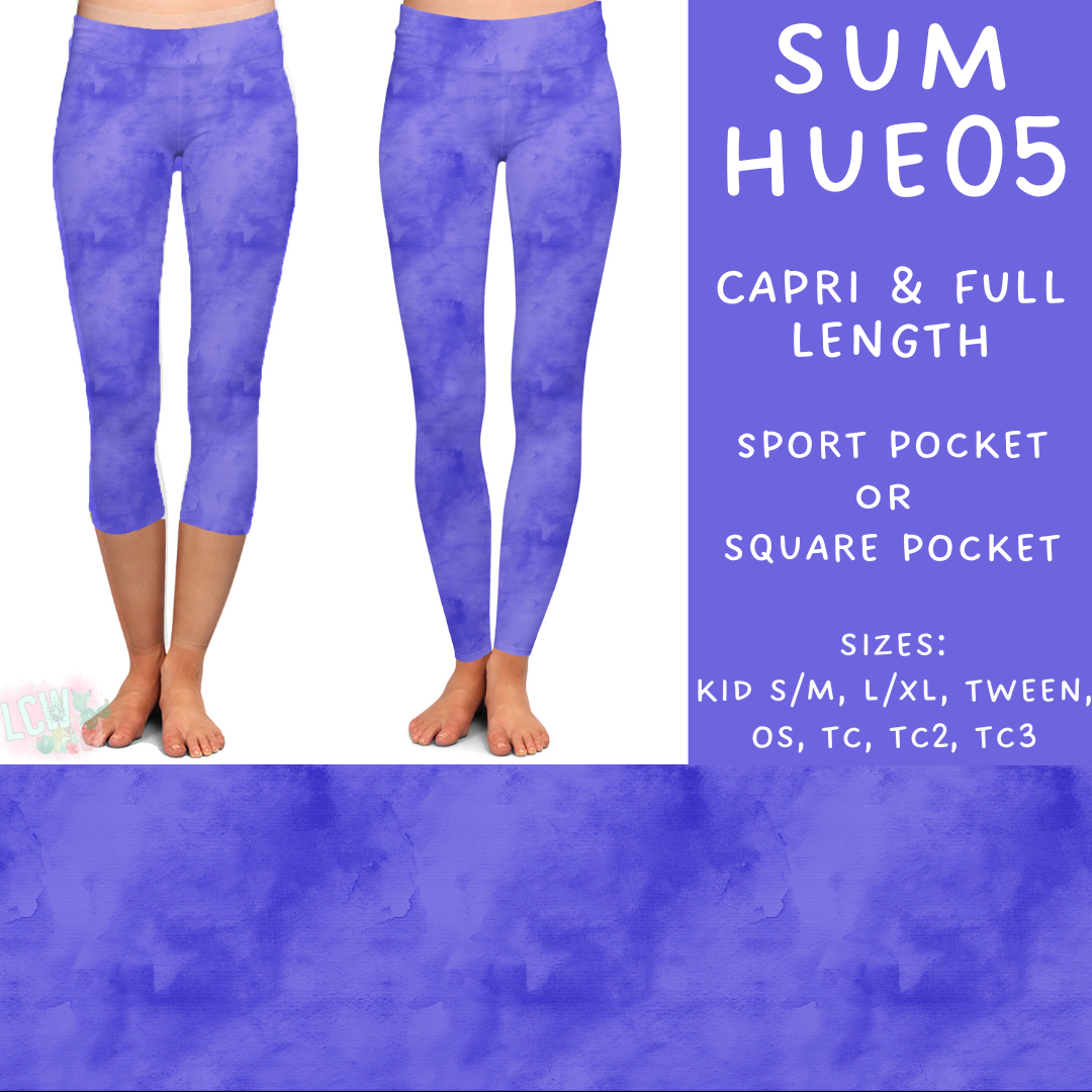 Batch #537 - Summer Hues - Closes 6/1 - ETA early Auguste - Sum Hues05 Full and Capri Length Leggings