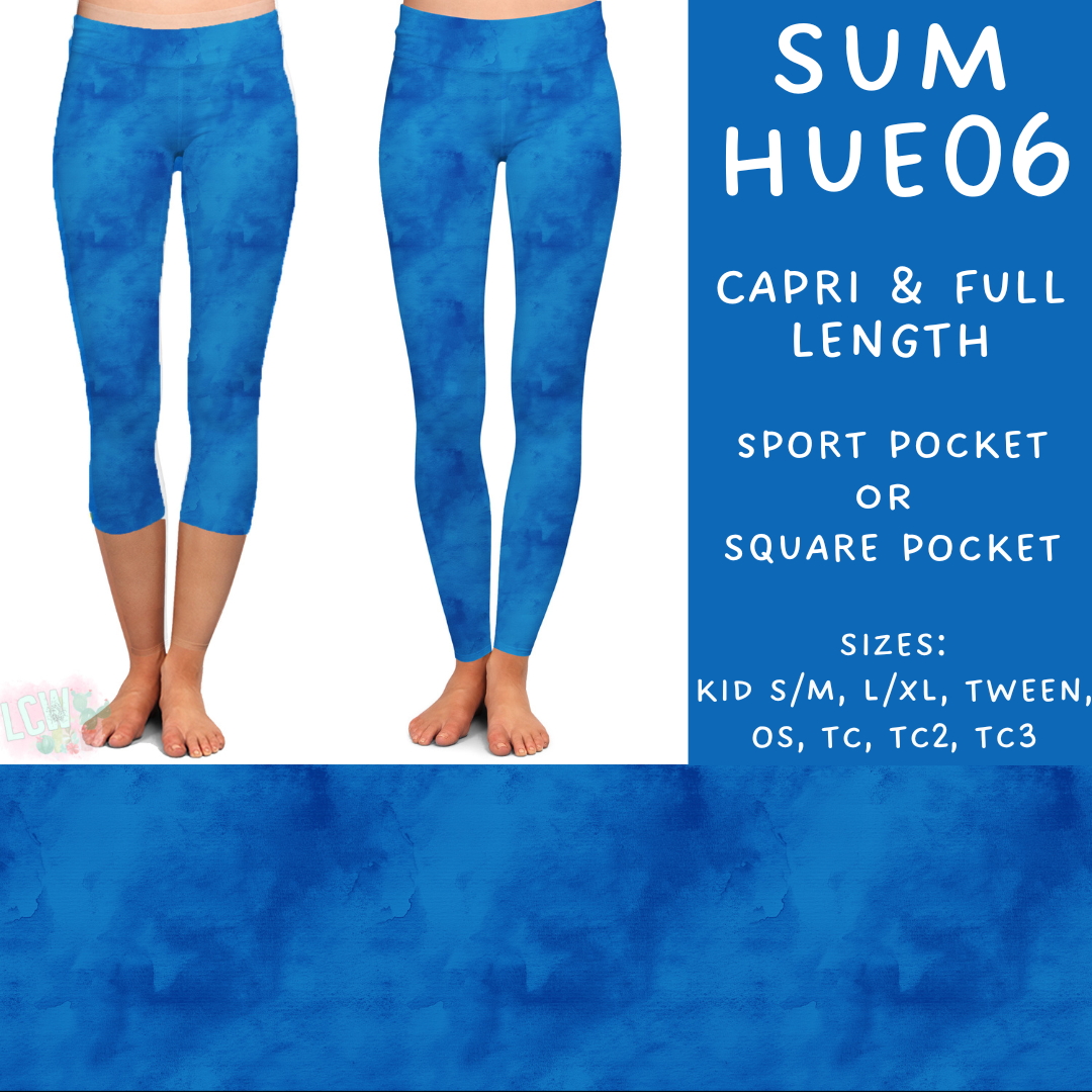 Batch #537 - Summer Hues - Closes 6/1 - ETA early Auguste - Sum Hues06 Full and Capri Length Leggings