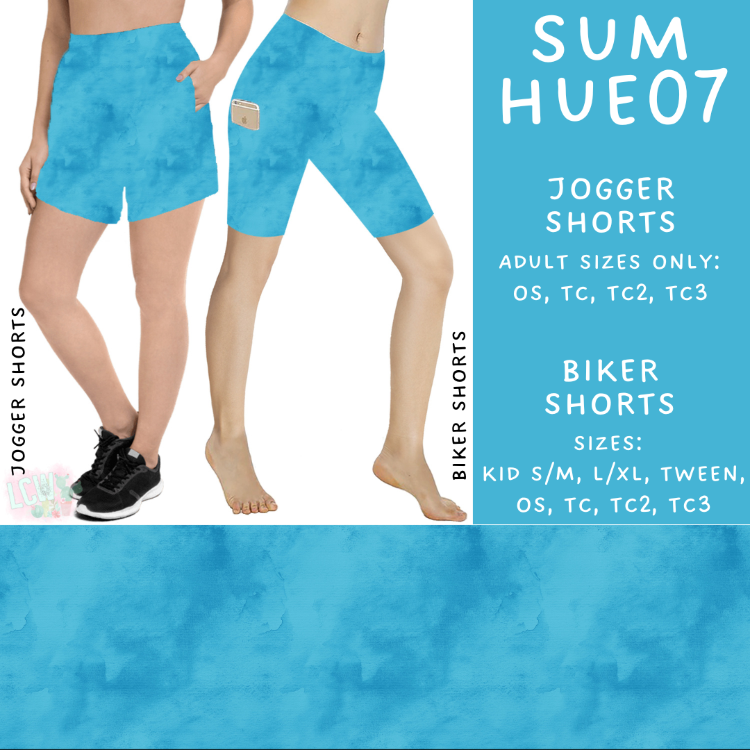 Batch #537 - Summer Hues - Closes 6/1 - ETA early Auguste - Sum Hues07 Biker & Jogger Shorts