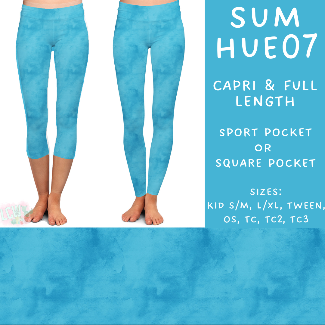 Batch #537 - Summer Hues - Closes 6/1 - ETA early Auguste - Sum Hues07 Full and Capri Length Leggings