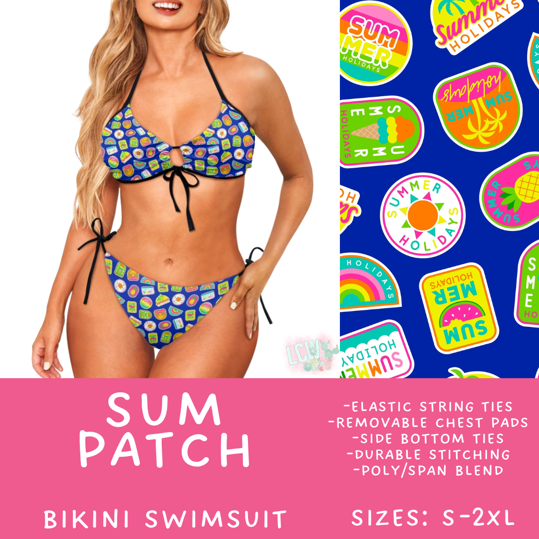 Batch #543 - Pool Party 2 - Closes 6/15 - ETA early/mid August - Sum Patch Women's 2 Piece Bikini
