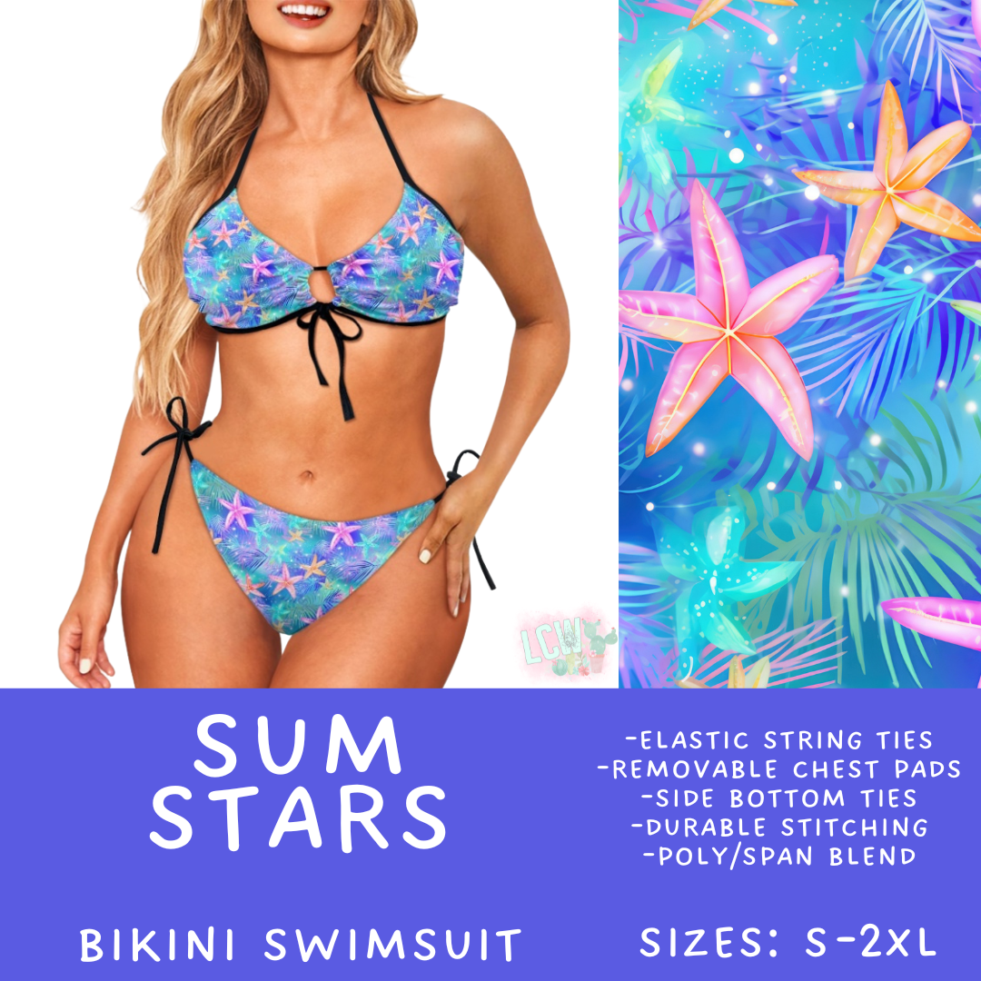 Batch #543 - Pool Party 2 - Closes 6/15 - ETA early/mid August - Sum Stars Women's 2 Piece Bikini