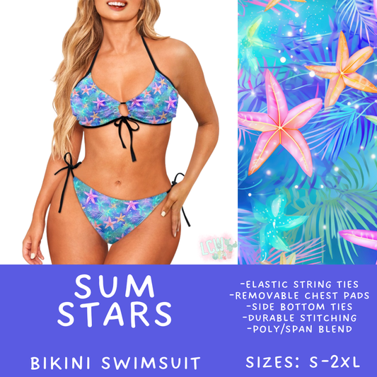 Batch #543 - Pool Party 2 - Closes 6/15 - ETA early/mid August - Sum Stars Women's 2 Piece Bikini