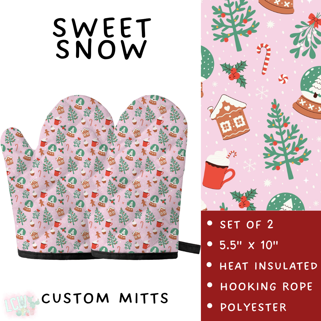 Batch #591 - Baking Spirits Bright 3 - Closes 9/28 - ETA mid/late Nov - Sweet Snow Oven Mitts