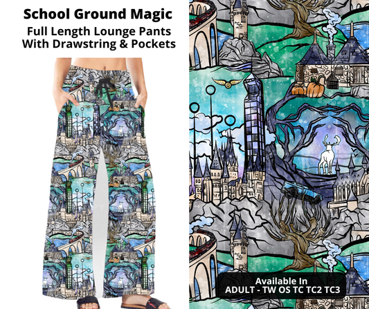 Preorder! Closes 12/2. ETA Feb. School Ground Magic Full Length Lounge Pants