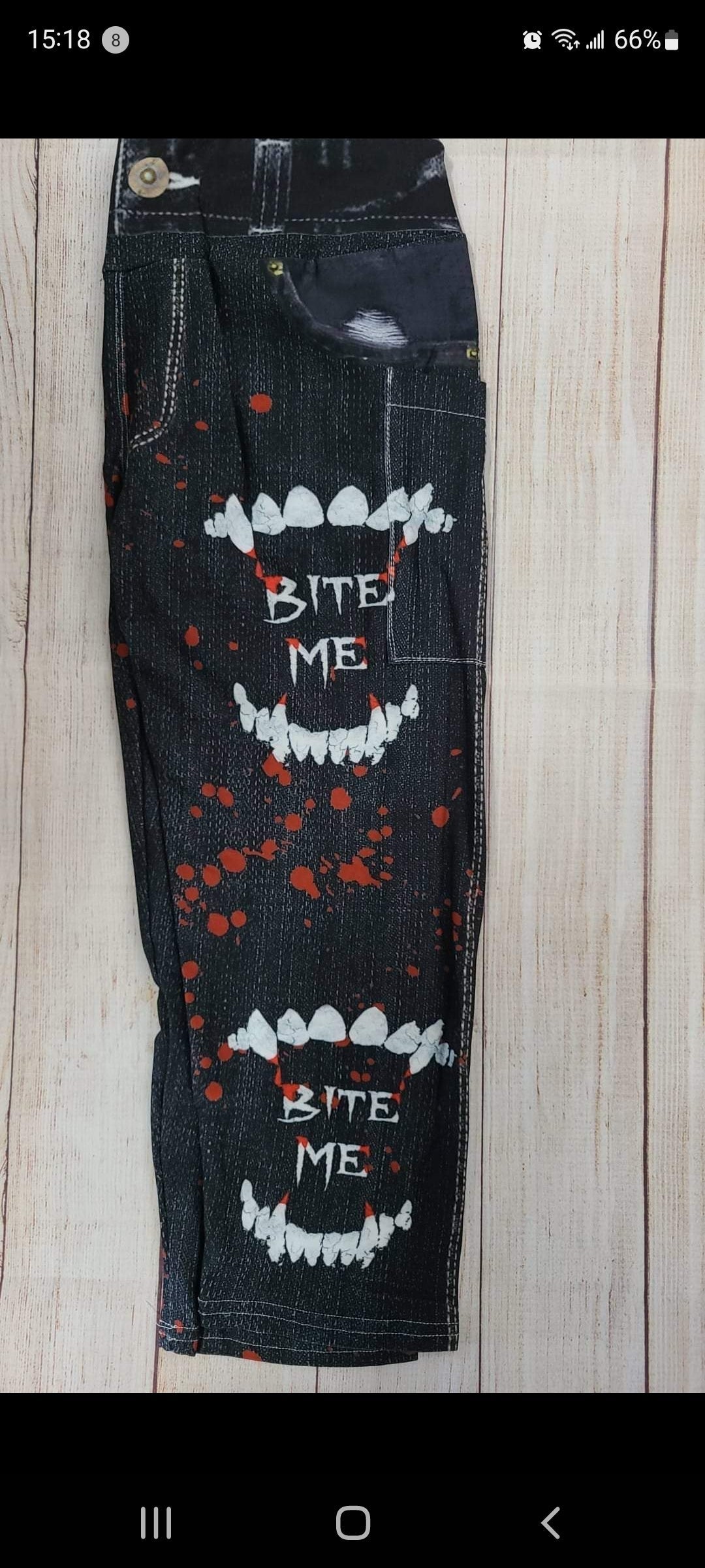 Bite me leggings and capris with pockets