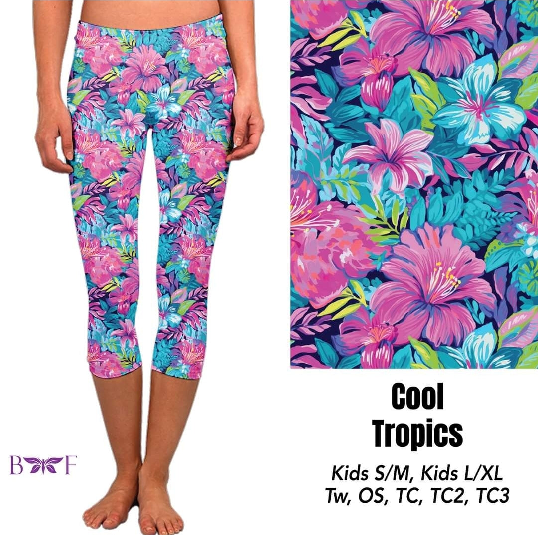 Cool tropics capris and skorts with pockets