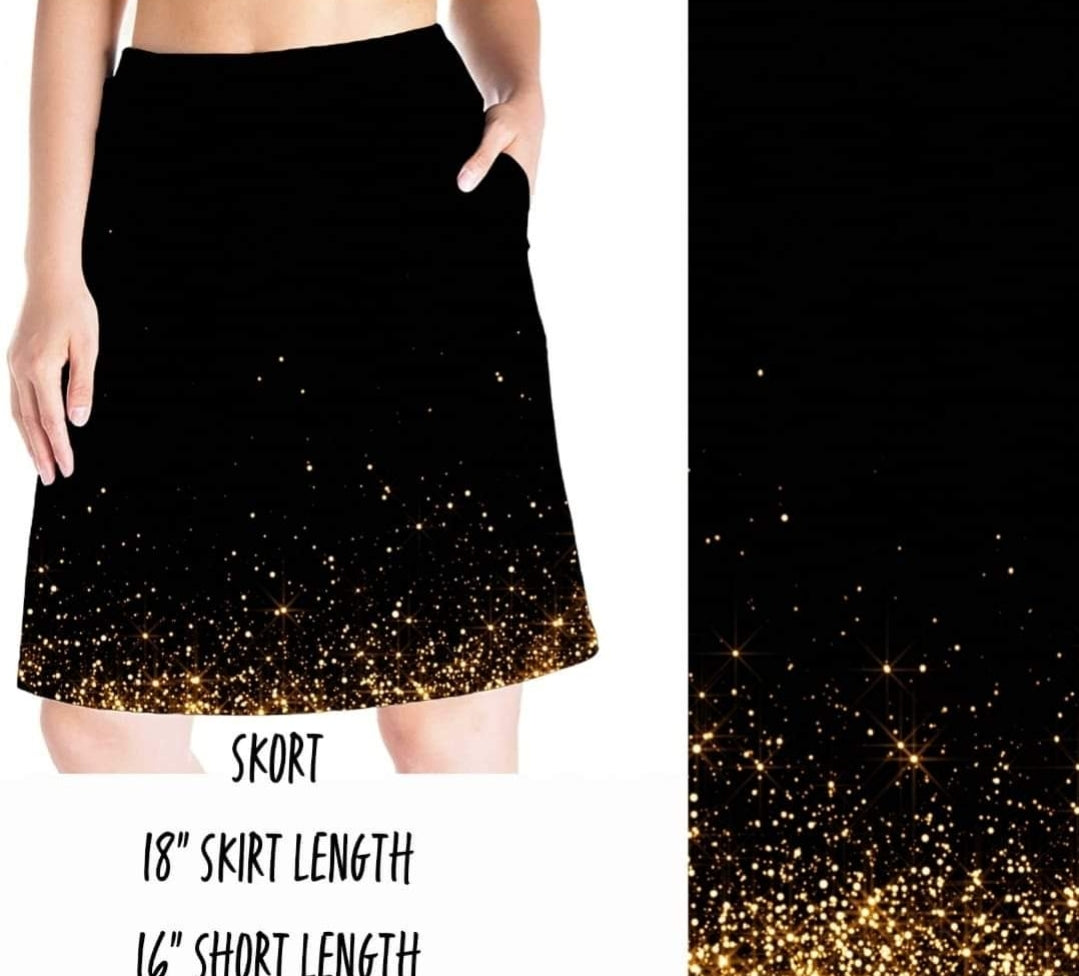 Glitter Skort with pockets