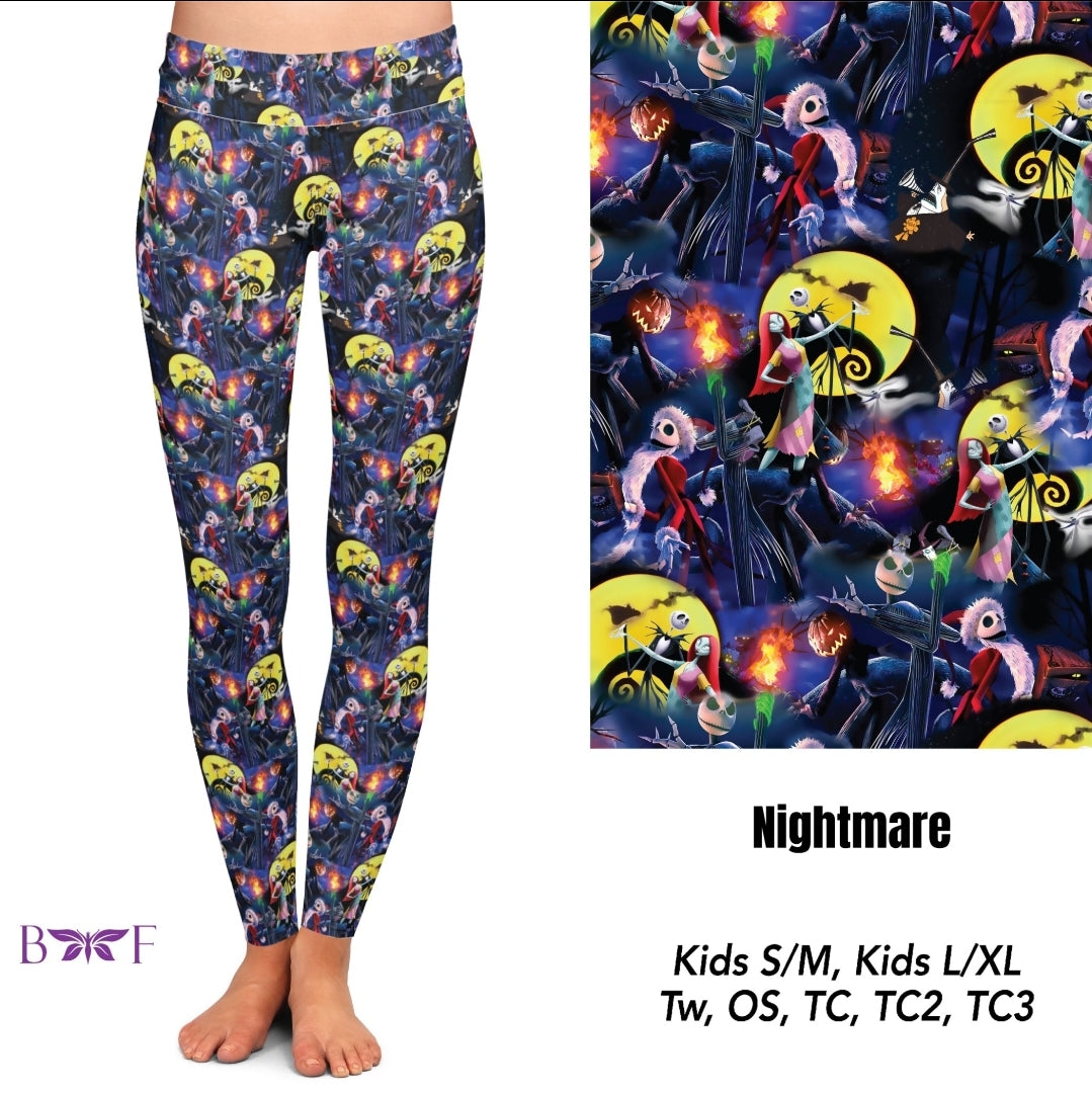 Nightmare Leggings, Capris