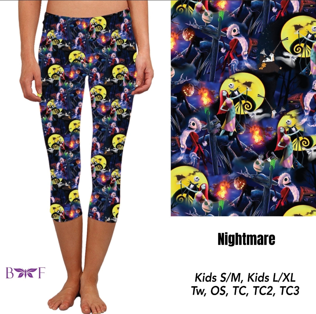 Nightmare Leggings, Capris