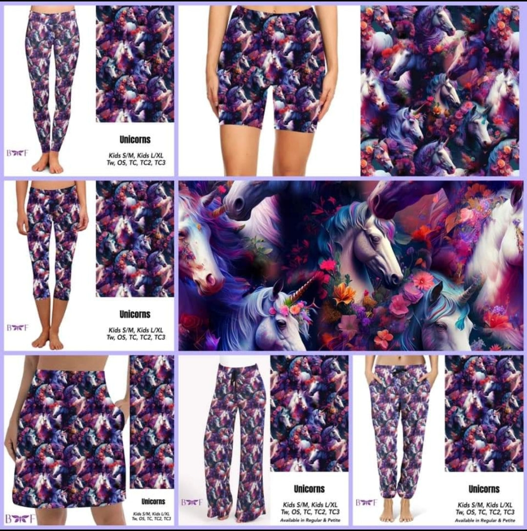 Unicorns Leggings, Capris