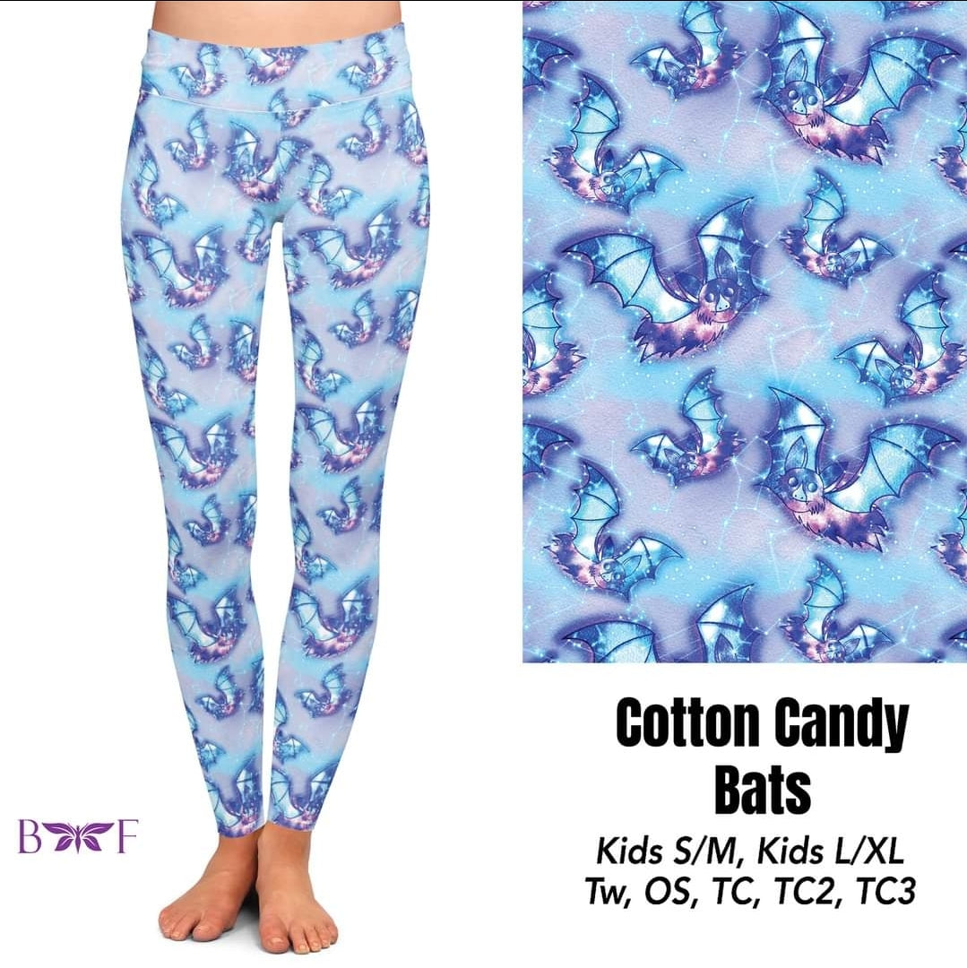 Cotton Candy Bats Capris