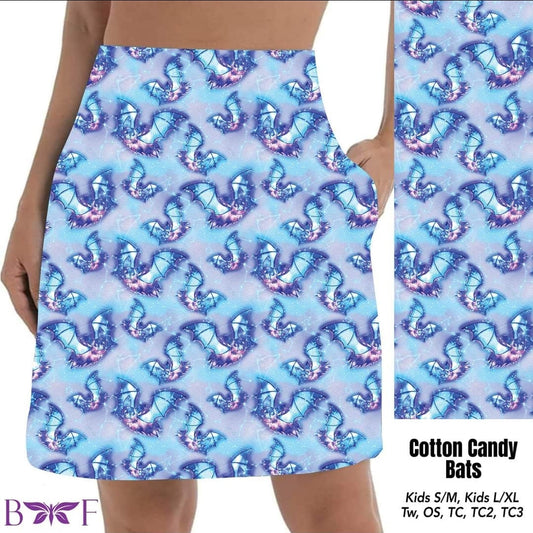 Cotton Candy Bat Skort