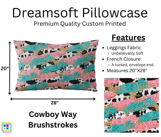 Cowboy Way Brushstrokes Dreamsoft Pillowcase