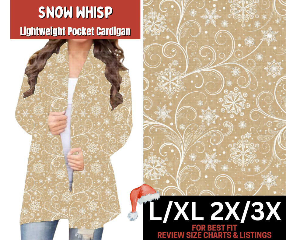 Snow Wisp Pocket Cardigan