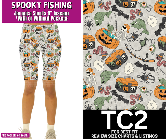 Spooky Fishing Jamaica Shorts w/ Pockets