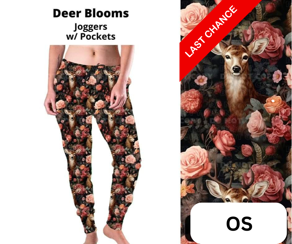 Deer Blooms Joggers