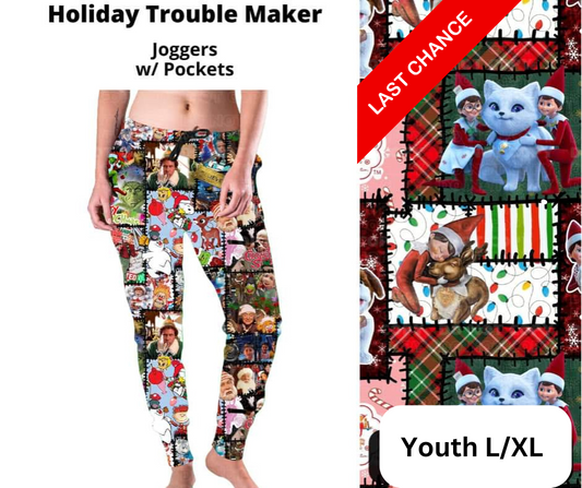 Holiday Trouble Maker Joggers